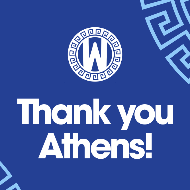 Thank you, Athens!
