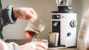 coffee brewing with x54 home grinder
