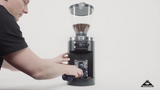 cleaning a coffee grinder