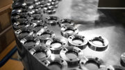 flat burr steel production in factory