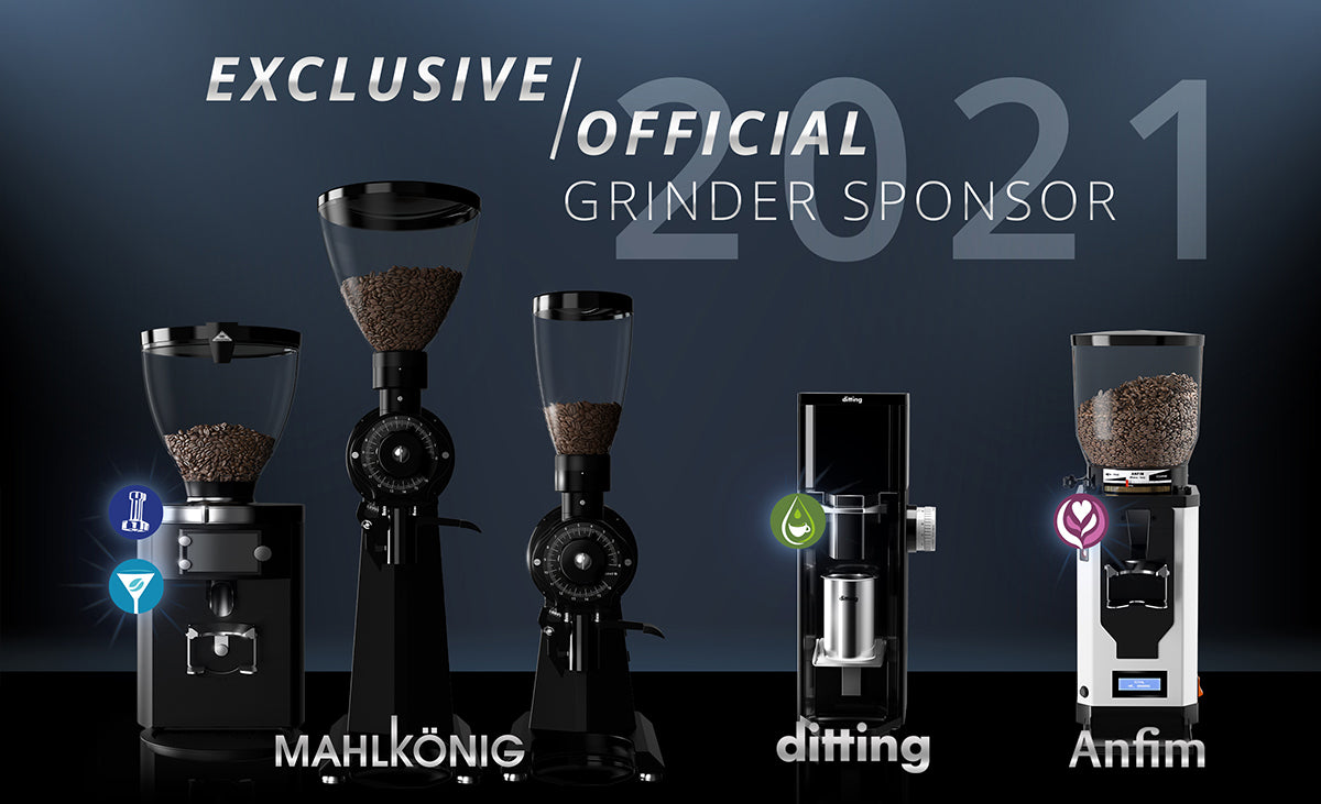 New Sponsor Grinders for the World Coffee Events 2021 - Mahlkönig