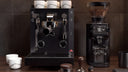 Xenia espresso machine and E64 WS grinder on kitchen counter